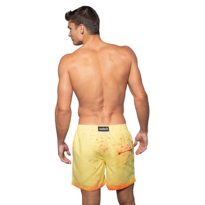 SWITCH COLOR CHANGING SWIM TRUNKS | YELLOW-ORANGE